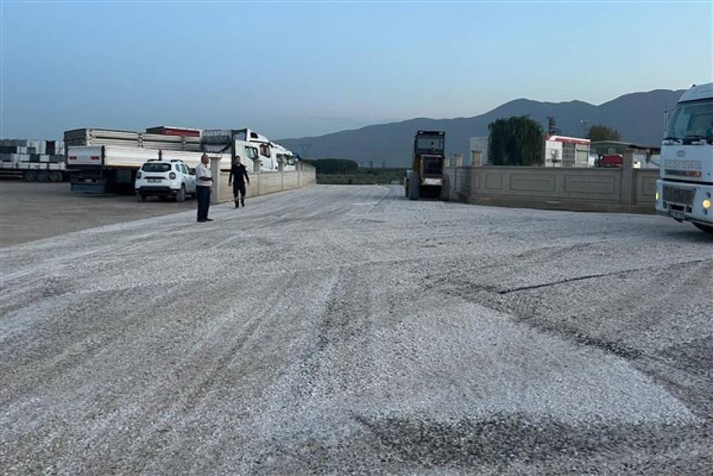 Orhangazi'de yol çalışmaları sürüyor