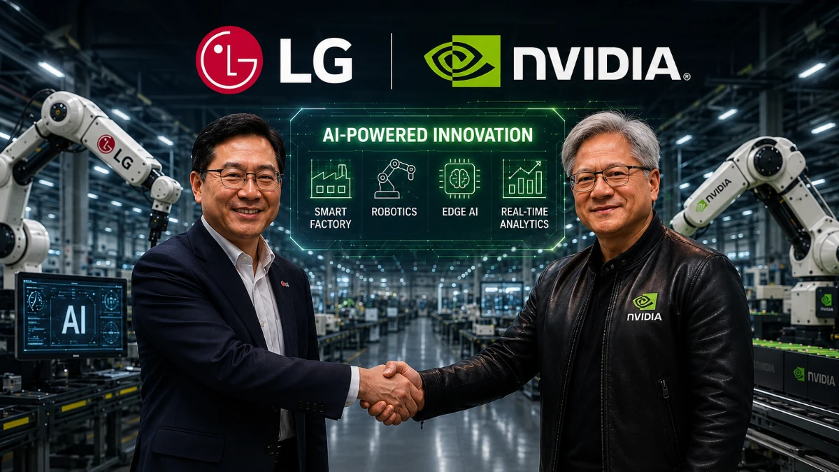 Nvidia ve LG&rsquo;den fiziksel yapay zeka i&ccedil;in kapsamlı iş birliği