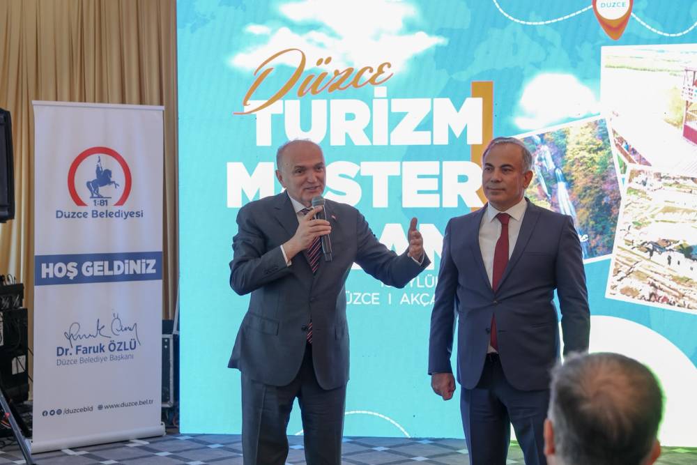 D&uuml;zce Turizm Master Planı tanıtıldı: Hedef haftada 10 bin turist