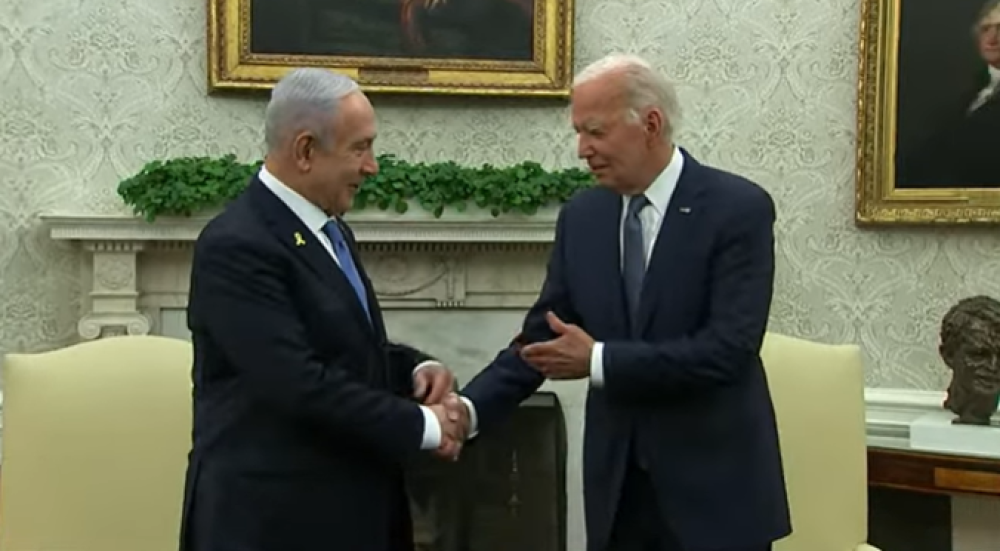 Biden ve Netanyahu, haftalar sonra ilk kez görüştü