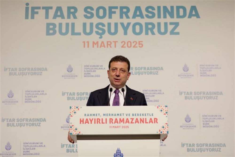 İmamoğlu: Fitreye, sadakaya muhtaç olan milyonlarca insanımız var