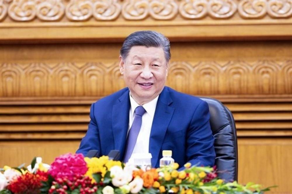 Xi Jinping, yabancı konukları kabul etti