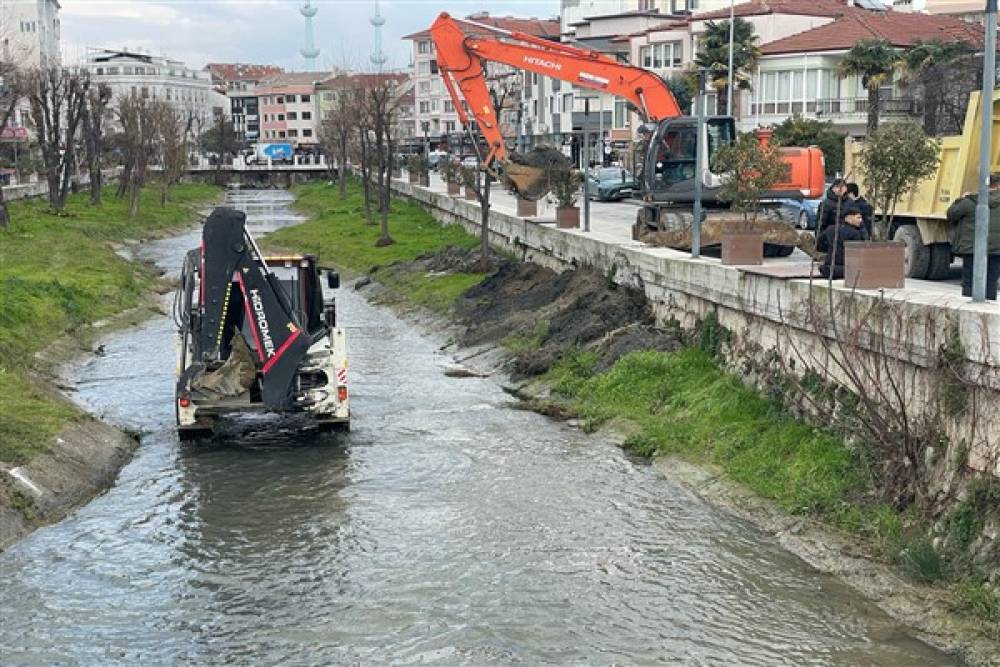 Yalova Belediyesi, Safran Deresi’nde temizlik çalışmalarına başladı