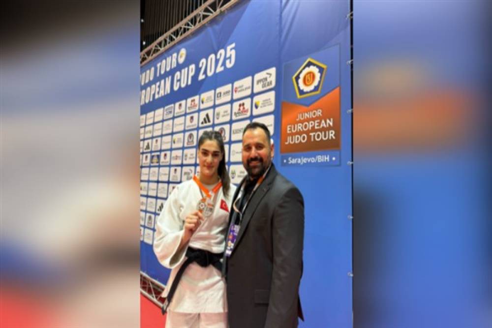 Oruç, Gençler Avrupa Judo Kupası'nda bronz madalyanı sahibi oldu