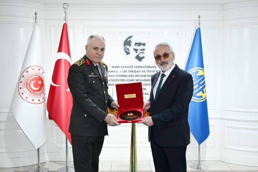 Orgeneral Gürak, Makina Kimya Endüstrisi Genel Müdürü Keleş'i ziyaret etti