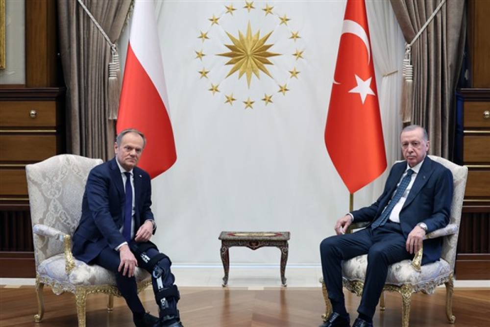 Cumhurbaşkanı Erdoğan, Polonya Başbakanı Tusk ile görüştü 