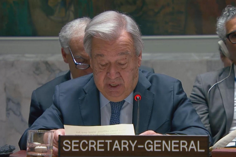 Guterres: Gen&ccedil;lerle eşit ortaklar olarak &ccedil;alışmalıyız
