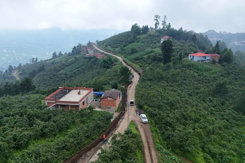  Trabzon&rsquo;da 11 mahalleyi kapsayan i&ccedil;me suyu projesinde &ccedil;alışmalar s&uuml;r&uuml;yor