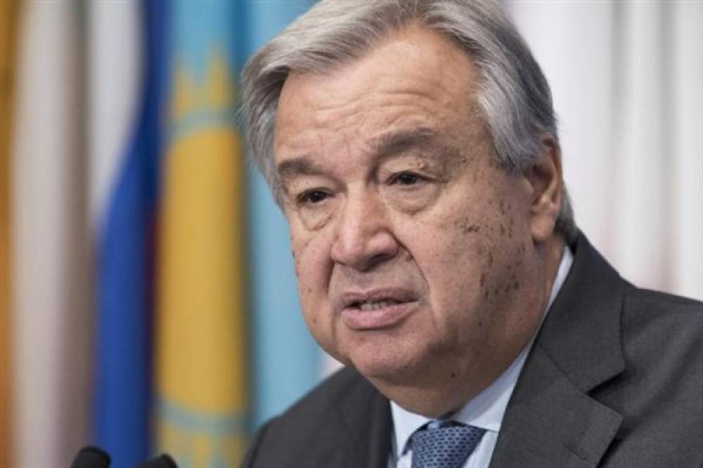 BM Genel Sekreteri Guterres, 2010 Haiti depreminde hayatını kaybedenleri andı