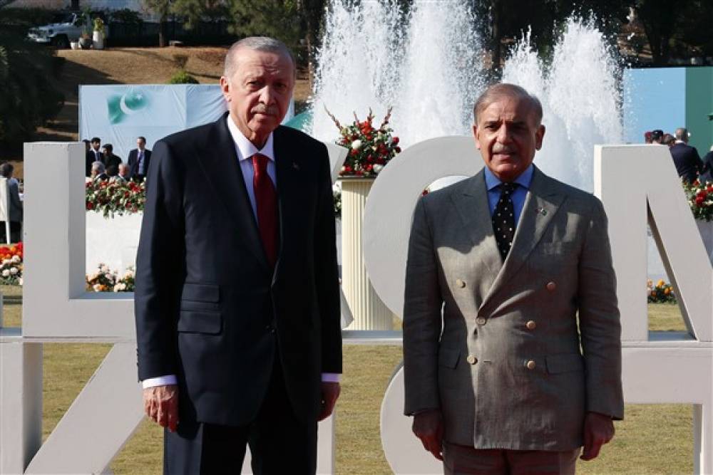 Cumhurbaşkanı Erdoğan, Pakistan'da resmi devlet yemeğine katıldı