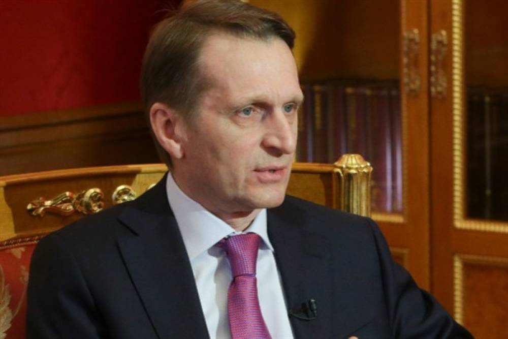 Naryshkin, Ukrayna'nın bölünme olasılığına ilişkin tarihsel bir analiz çağrısında bulundu