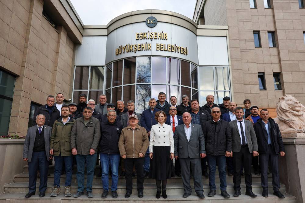 Çifteler ilçesinin mahalle muhtarları, Başkan Ünlüce ile bir araya geldi