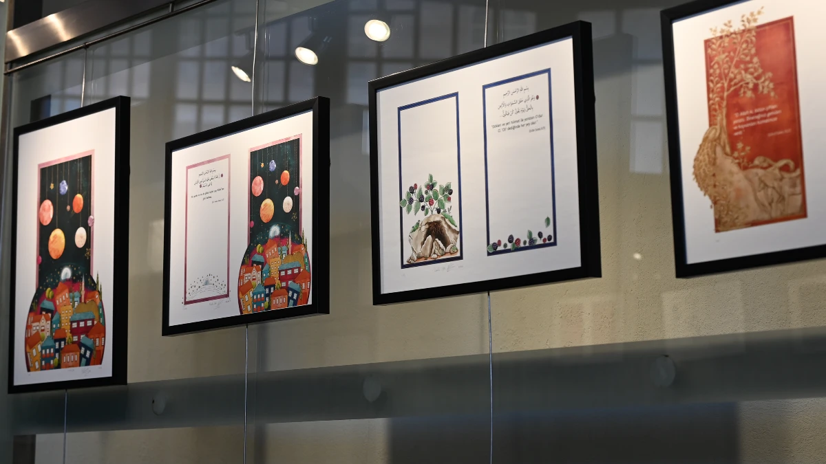 Kur&rsquo;an&rsquo;ın ışığını minik kalplere geleneksel sanatla yansıtıyor