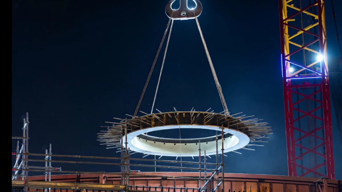 Akkuyu'da kritik bileşen monte edildi: N&uuml;kleer enerjiye bir adım daha