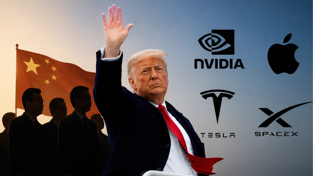 Trump'ın &Ccedil;in ziyaretine Nvidia da katıldı! Gidecek şirket sayısı 17 oldu