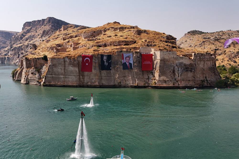 Rumkale Su Sporları Festivali'nde 4 bin 440 sporcu yarıştı