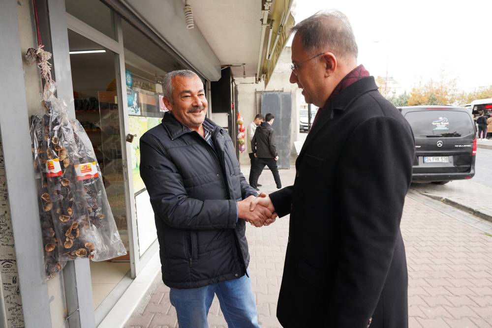 Başkan Çalık, Yakuplu Mahallesi esnafını ziyaret etti