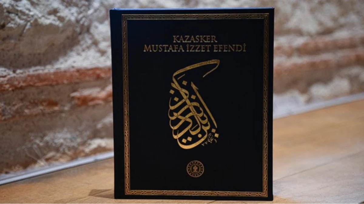 Kazasker Mustafa İzzet Efendi kitabı yayın d&uuml;nyasına kazandırıldı