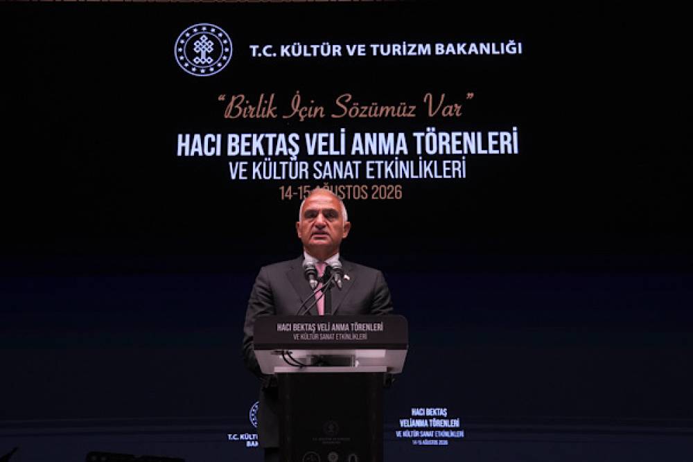 K&uuml;lt&uuml;r ve Turizm Bakanı Ersoy: İnsanlığa gereken re&ccedil;ete a&ccedil;ık