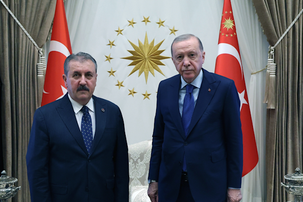 Erdoğan, BBP Genel Başkanı Destici&rsquo;yi kabul etti