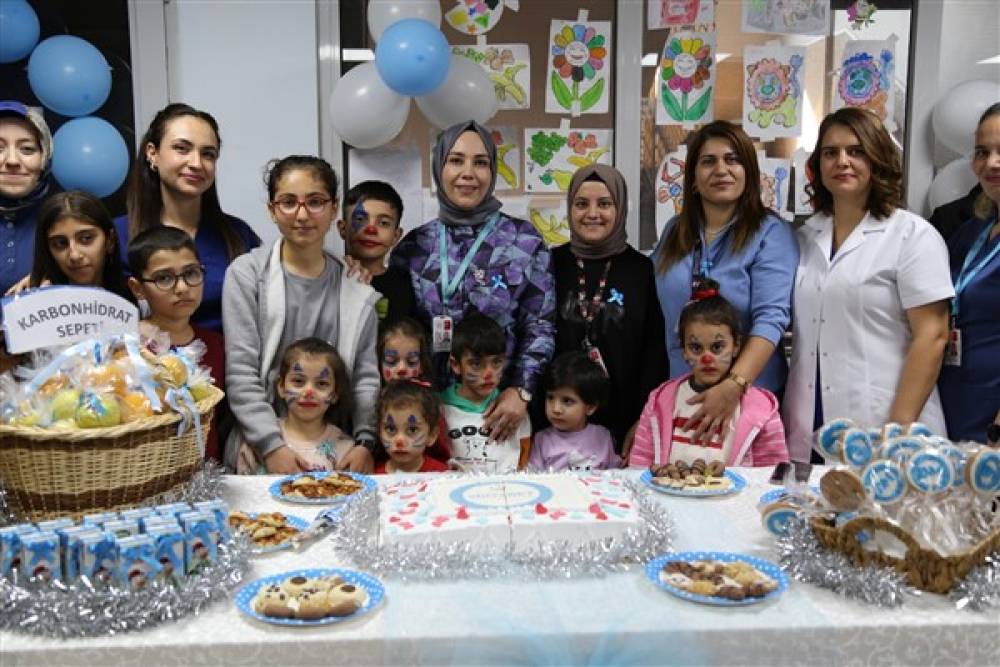 Diyarbakır’da Dünya Diyabet Günü’nde çocuklara moral etkinliği düzenlendi