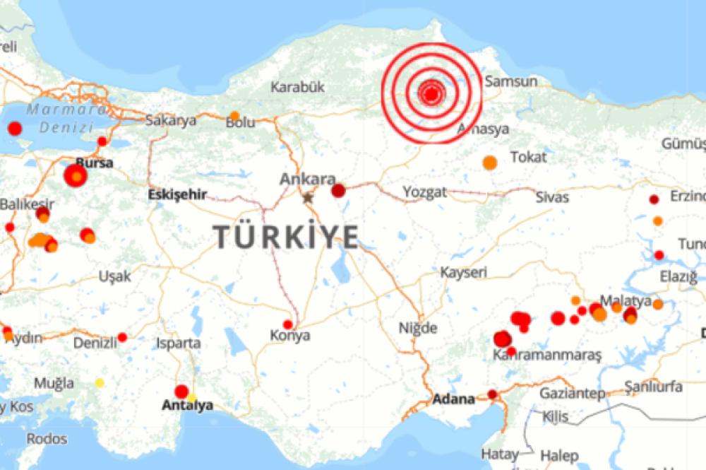 Samsun&rsquo;da deprem