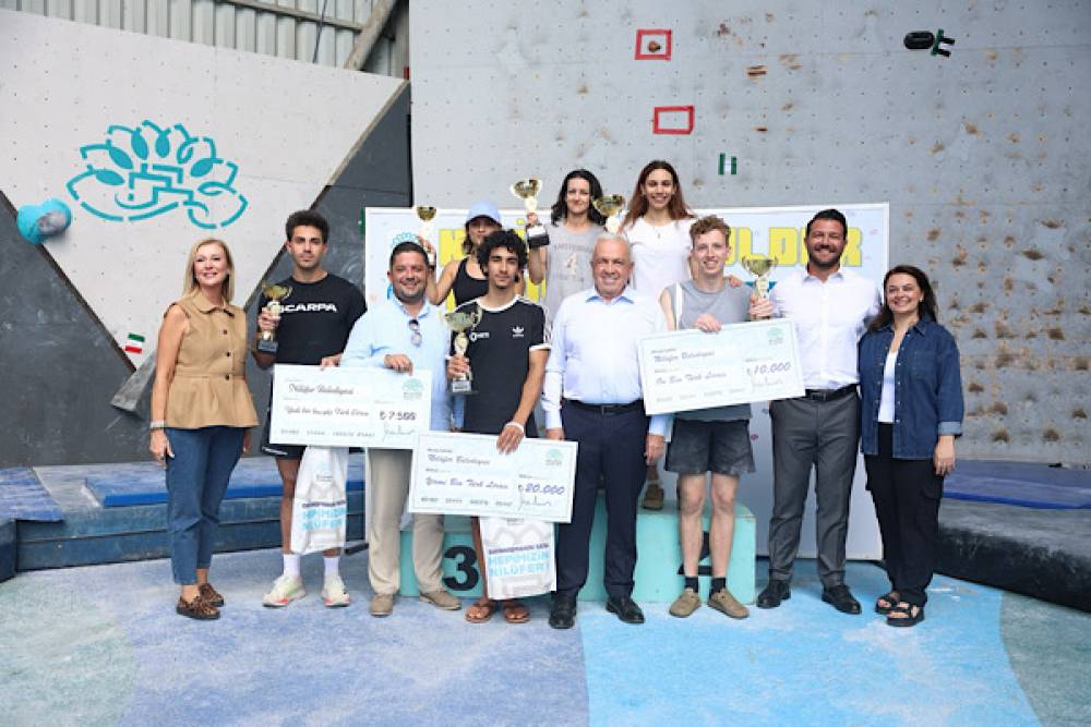 Nil&uuml;fer&rsquo;de ilk Boulder Yarışması&rsquo;nda 116 sporcu yarıştı