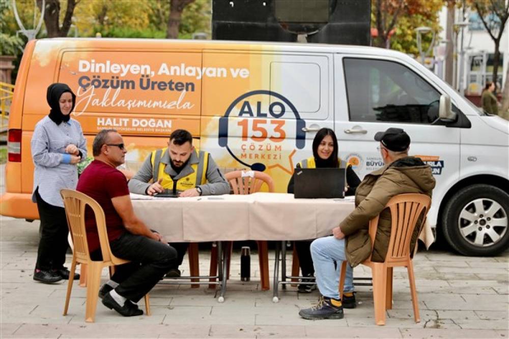 Samsun Büyükşehir Belediyesi, 153 Çözüm Merkezi standı kurdu