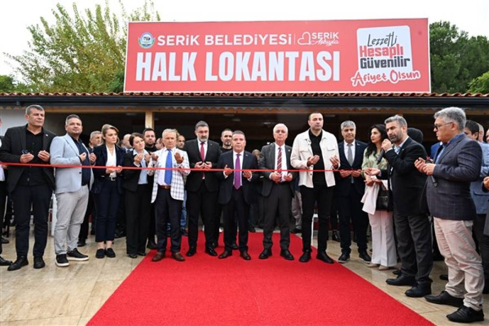 Antalya Büyükşehir Belediye Başkanı Böcek, Serik’te 