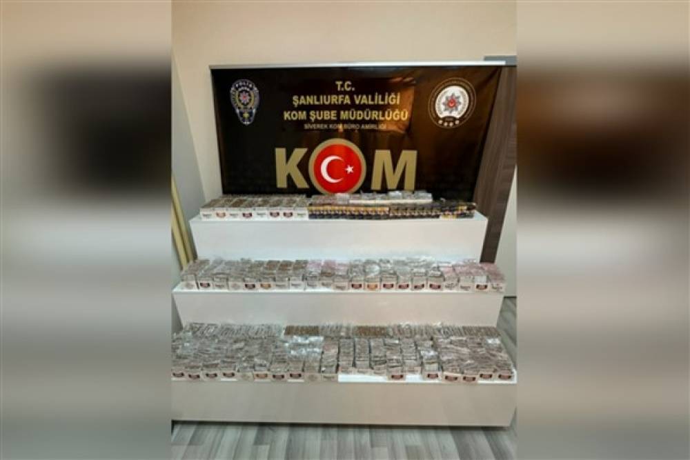 Şanlıurfa'da kaçakçılık operasyonunda 8 şüpheli yakalandı