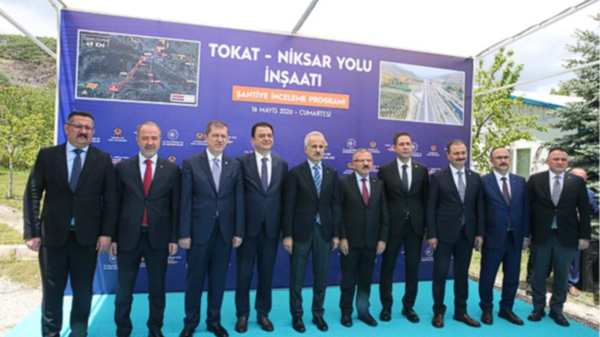 Tokat-Niksar Yolu&rsquo;nda s&uuml;re kısalıyor: 40 dakikalık yol 25 dakikaya inecek