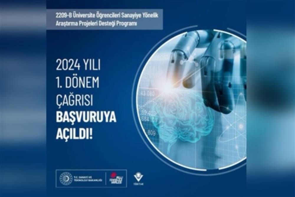 2209-B Üniversite Öğrencileri Sanayiye Yönelik Araştırma Projeleri başvuruları başladı