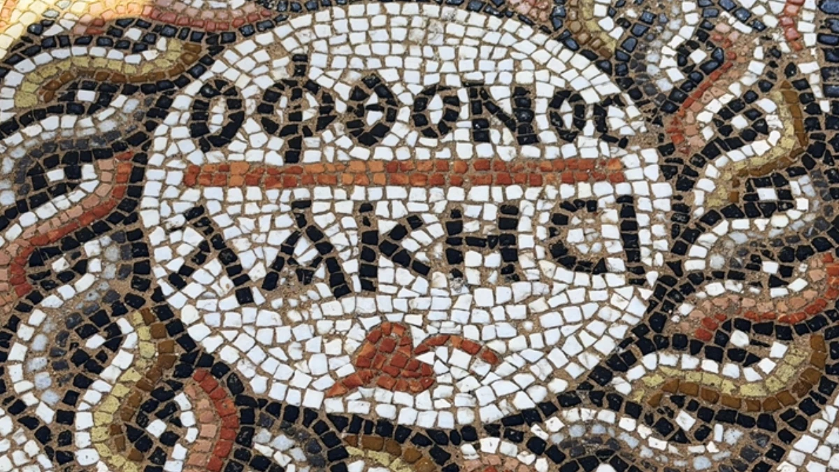 3 bin yıllık antik kentte yeni bir mozaik bulundu