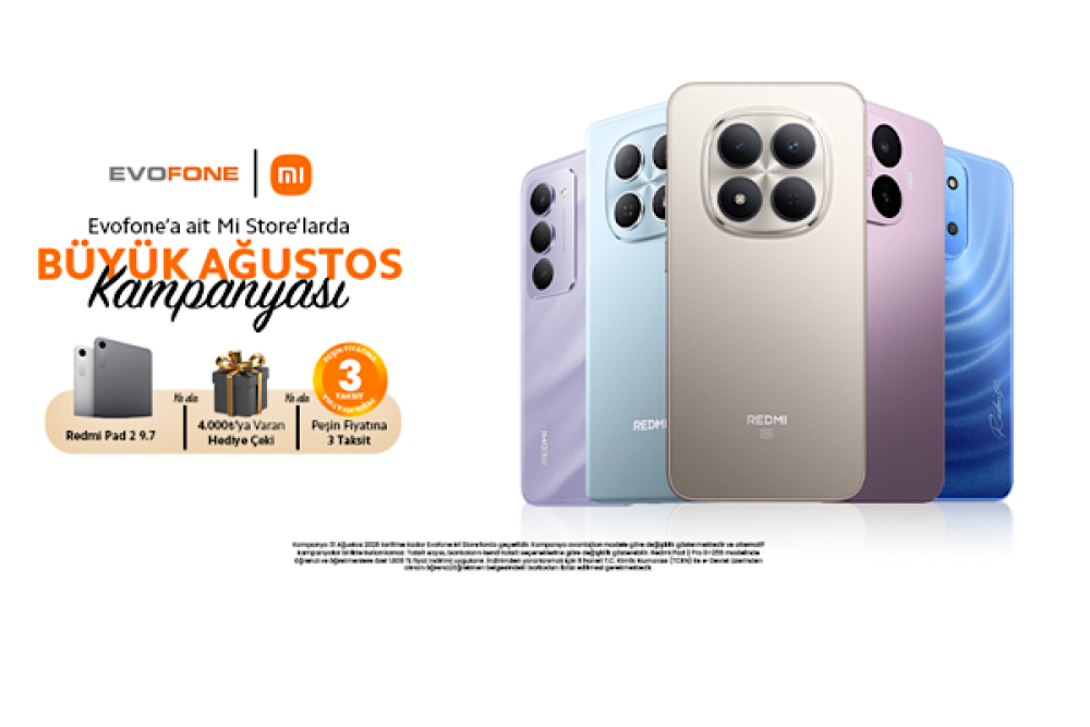  EVOFONE Mi Store&rsquo;larında Ağustos ayına &ouml;zel dev ekosistem kampanyası devam ediyor