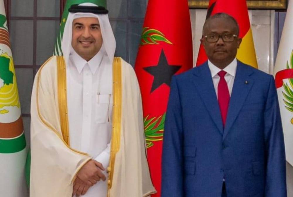 Guinea-Bissau Cumhurbaşkanı Embalo, Katar Büyükelçisi Al Sada'nın güven mektuplarını aldı