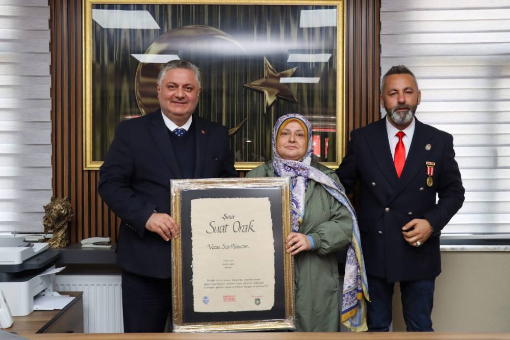 Başkan Gürel'den şehit ailelerine ziyaret