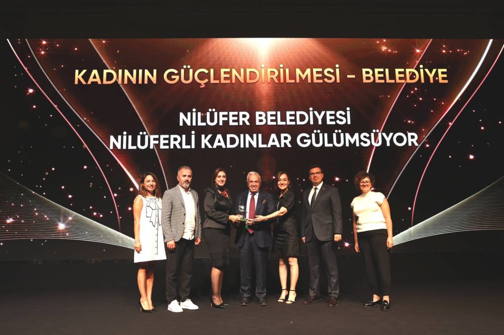 Nilüfer Belediyesine sürdürülebilirlik ödülü 