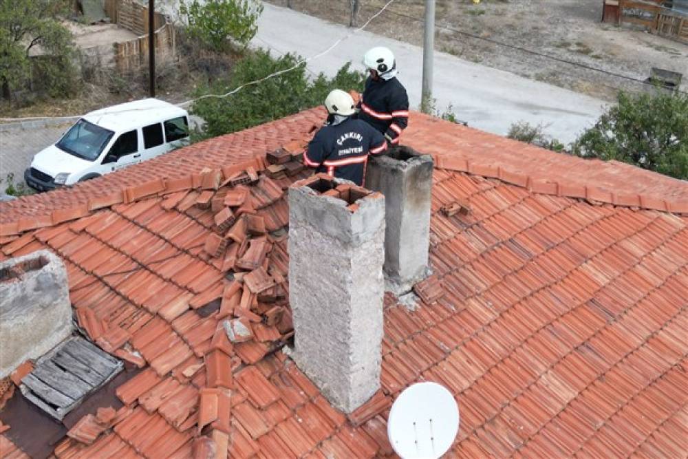 Çankırı’da itfaiyeden kış öncesi baca temizliği uyarısı