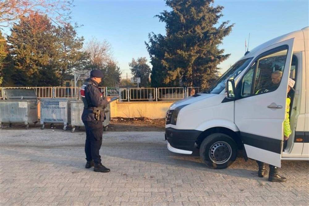 Edirne'de bir haftada 46 okul servis aracını kontrol edildi