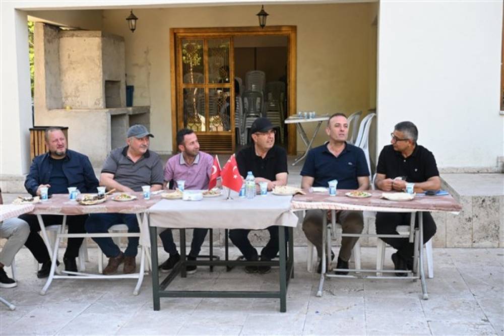 Başkan Ekicioğlu, G&ouml;lhisar Mahallesi sakinleriyle bir araya geldi
