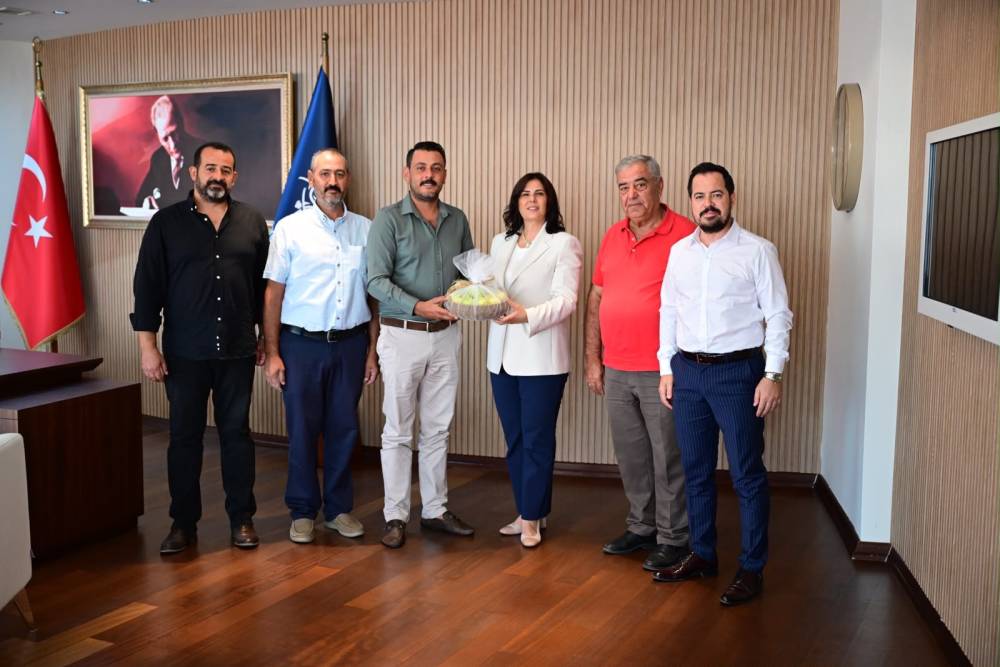 Başkan &Ccedil;er&ccedil;ioğlu&rsquo;na Germencik Ziraat Odası&rsquo;ndan ziyaret