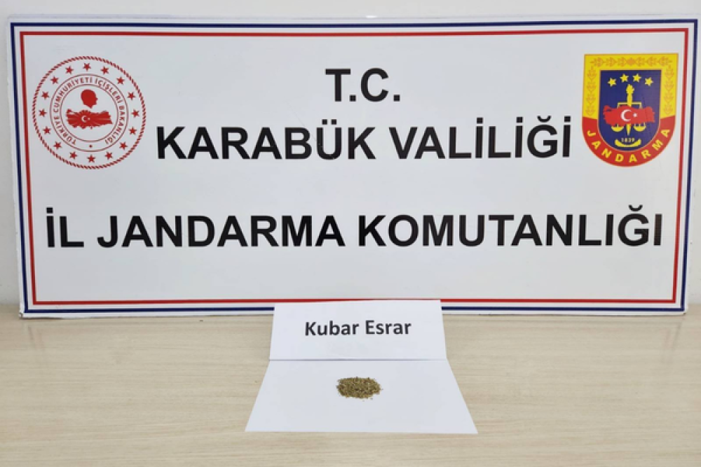 Karabük'te uyuşturucu operasyonu