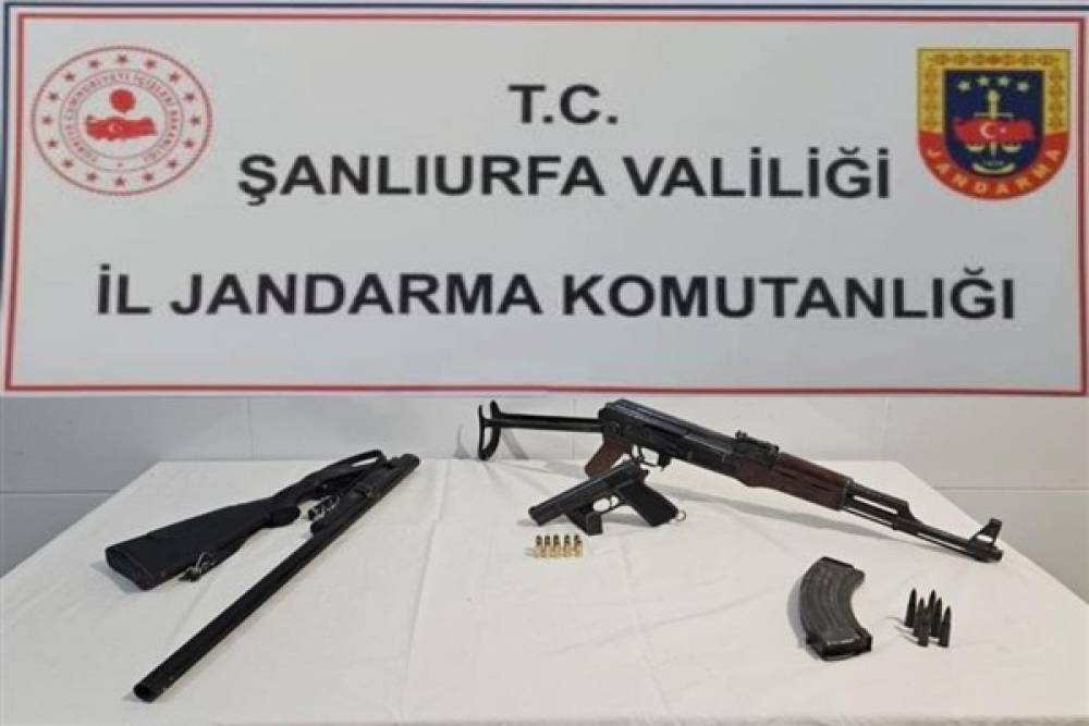 Şanlıurfa'da silah kaçakçılığı operasyonu: 10 gözaltı