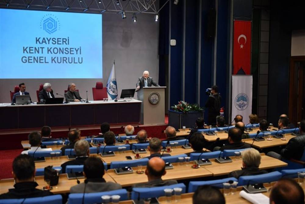 Kayseri Kent Konseyi Kasım Ayı Genel Kurulu gerçekleştirildi