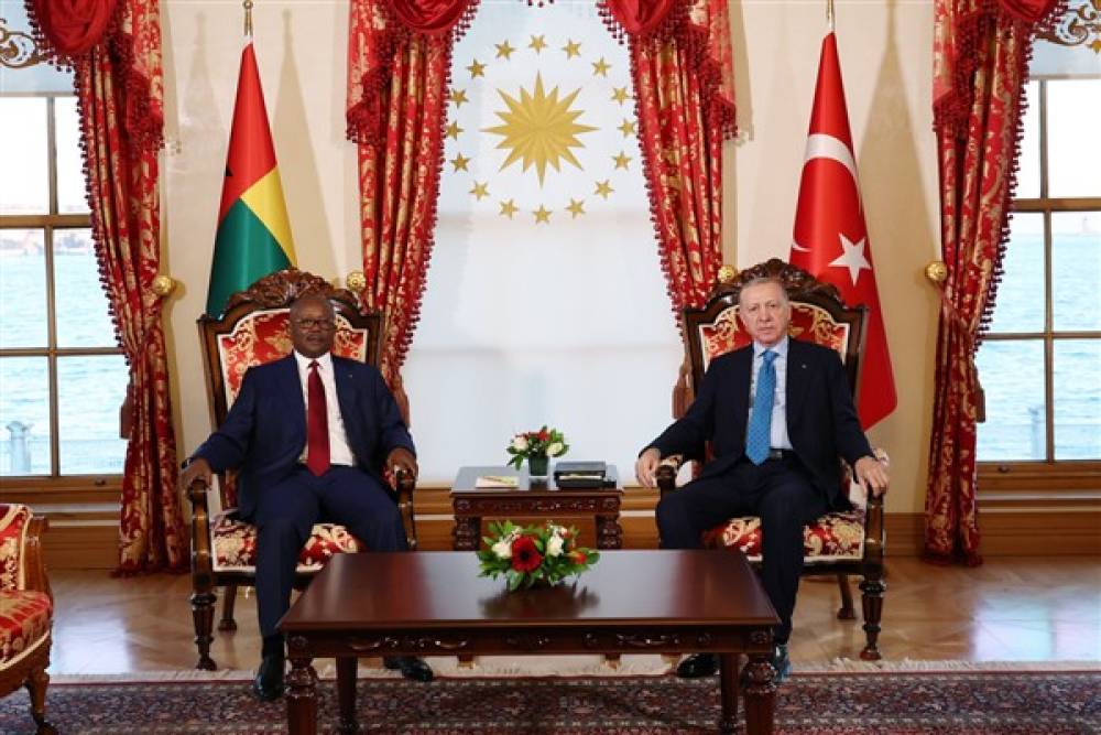 Cumhurbaşkanı Erdoğan, Gine Bissau Devlet Başkanı Embalo ile görüştü