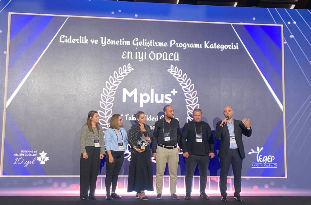 Mplus Türkiye, Takım Lideri Geliştirme programı ile TEGEP’in 1.’lik ödülünü aldı