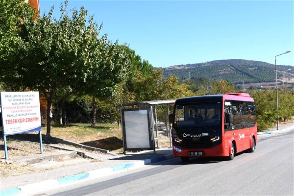 Balıkesir'de semt pazarlarına ücretsiz ring seferleri başladı