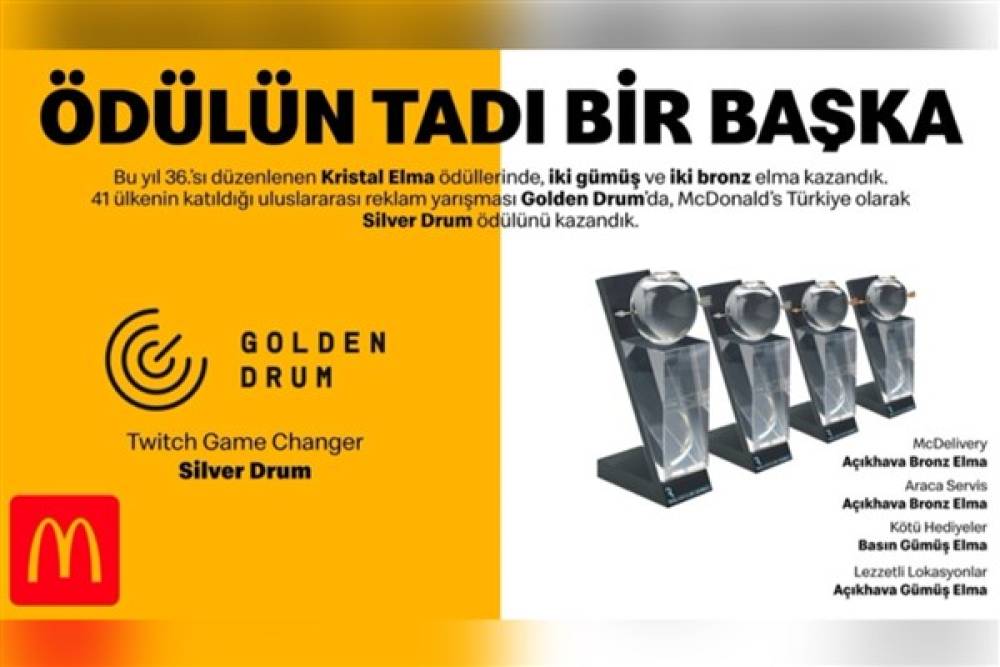 McDonald’s Türkiye, ödülleri topladı