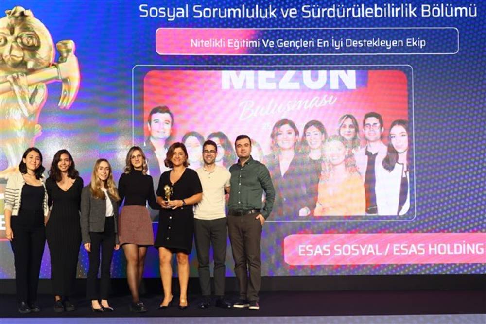 Esas Sosyal ekibi, The Hammers Awards'ta altın ödülün sahibi oldu 