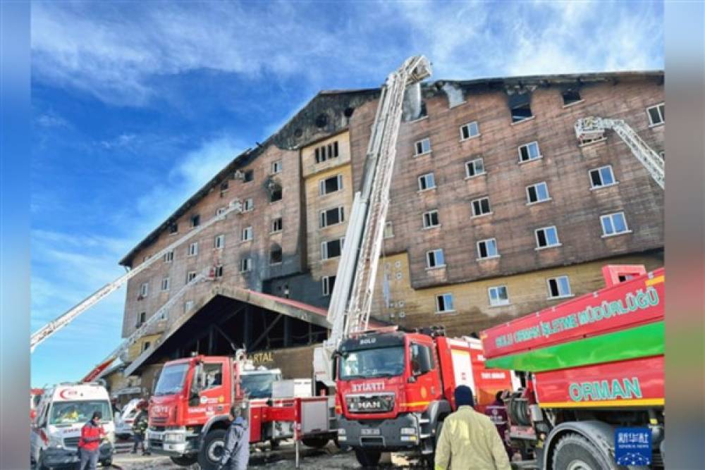 Çin’den Kartalkaya’daki otel yangını için taziye mesajı